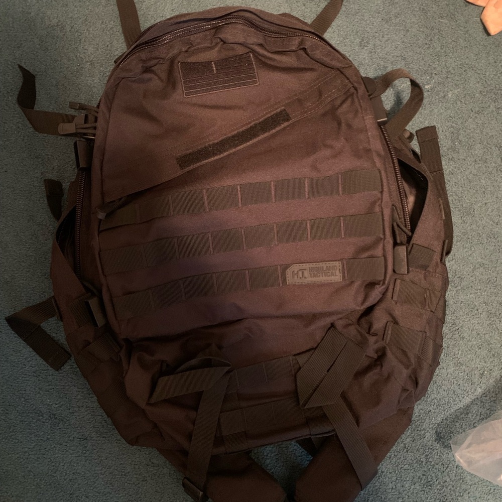 Black Tactical Backpack